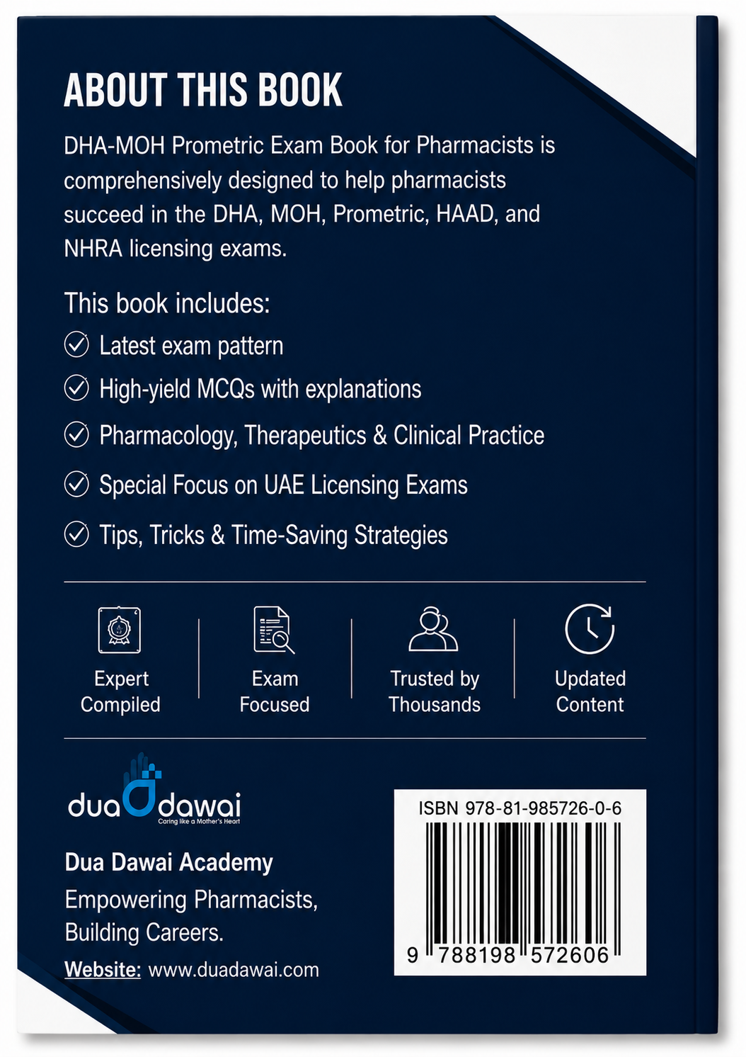 DHA MOH SPLE Prometric Exam Book 2026 for Pharmacists